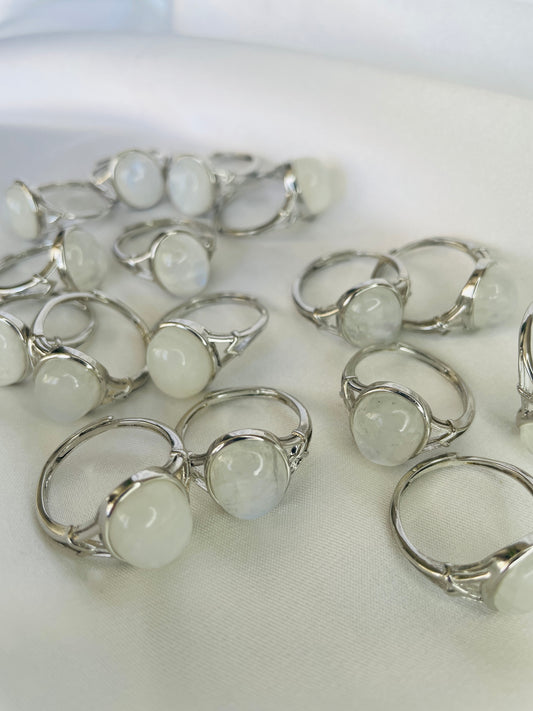 Moonstone Rings